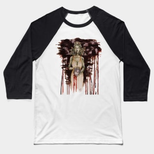 Medusa presents the head of Perseus Baseball T-Shirt